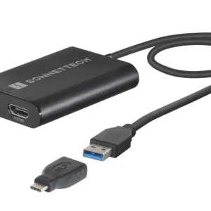 Prix Bas Sonnet USB 3 DisplayLink Dual 4K 60Hz HDMI Adapter
