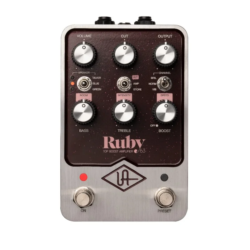 Quantité Limitée UNIVERSAL AUDIO UAFX Ruby ‘63 Top Boost Amplifier