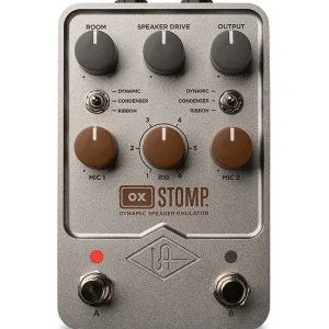 Achat Immédiat UNIVERSAL AUDIO UAFX OX Stomp Dynamic Speaker Emulator