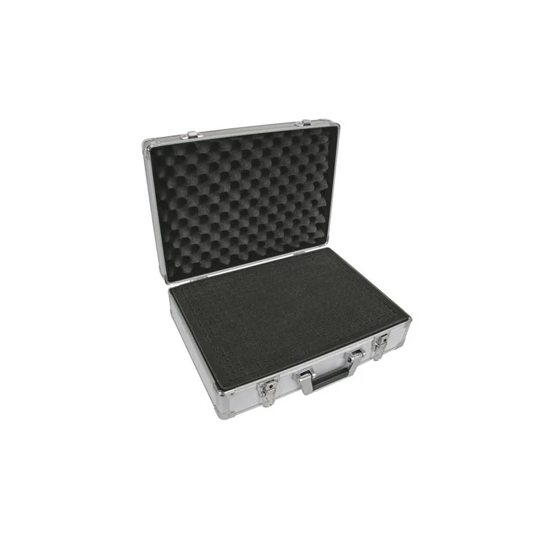 VALISE EN ALUMINIUM + MOUSSE PREDECOUPEE 455X330X152mm Seulement Aujourd'hui