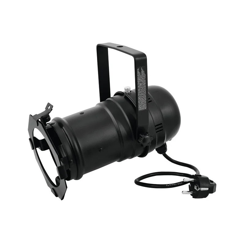PROJECTEUR PAR30 NOIR E27 100W MAX EUROLITE Haute Qualité