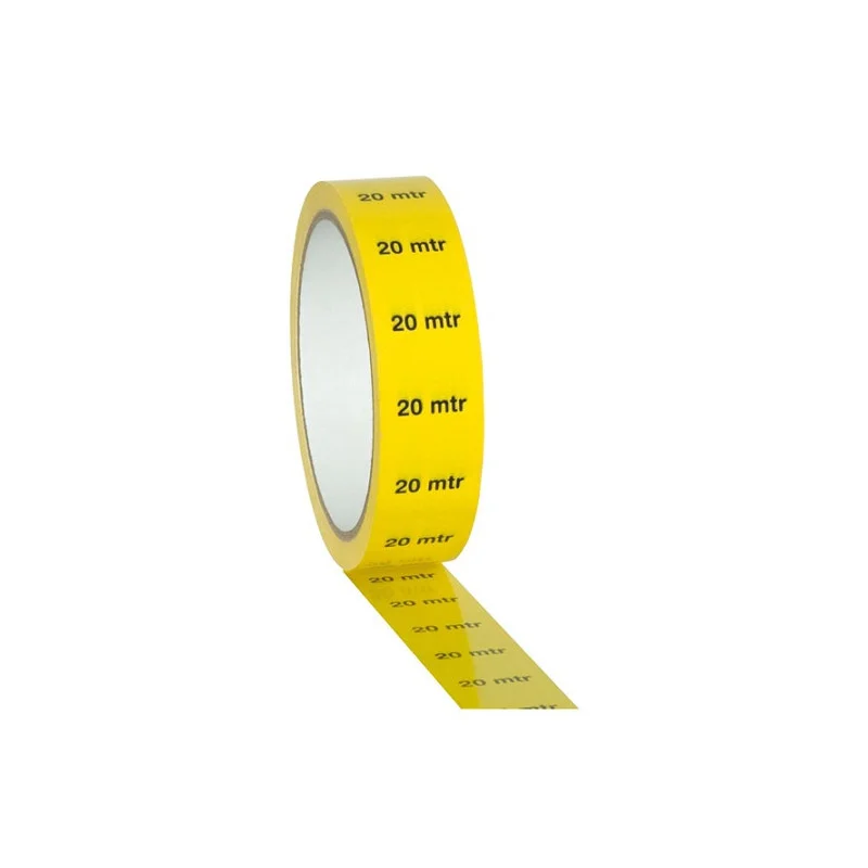 Expédié Aujourd'hui RUBAN ADHESIF JAUNE MARQUAGE 20 mtr- 25mm X 33 METRES (120180)
