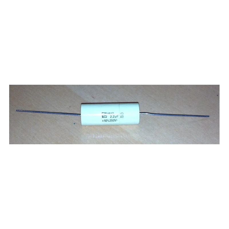 Paiement Sécurisé CONDENSATEUR 2,2uF 250Vcc AXIAL (6080)