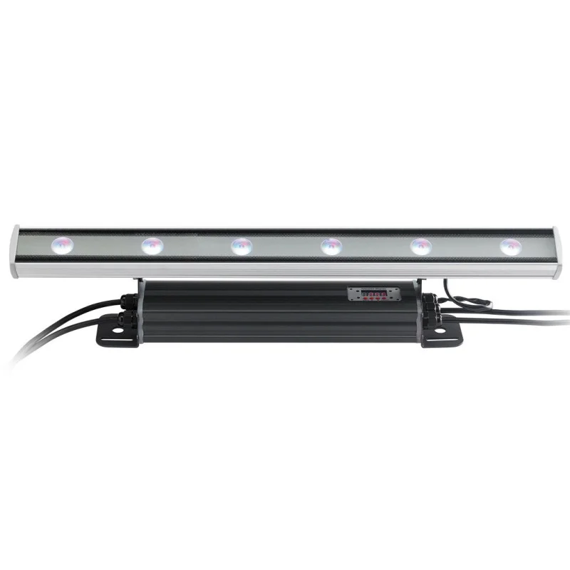 PROJECTEUR 61 cm AVEC 6 LEDS TRICHROMIQUES DE 3W ALIM ET COMMANDE INTEGRE Retour Gratuit
