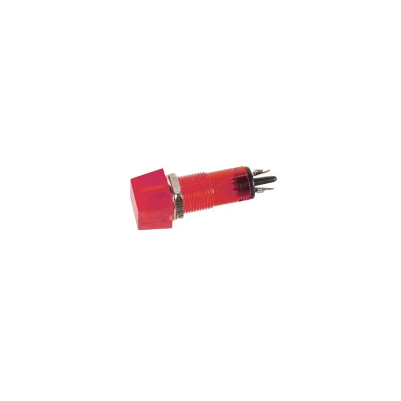 VOYANT CARRE 11.5 x 11.5 MM 12V ROUGE A SOUDER (6080) Paiement Sécurisé