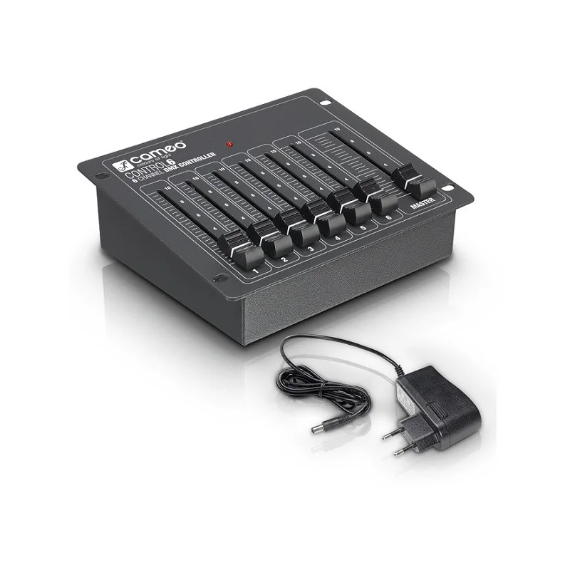Populaire CONTROLEUR DMX 6 CANAUX + MASTER CAMEO