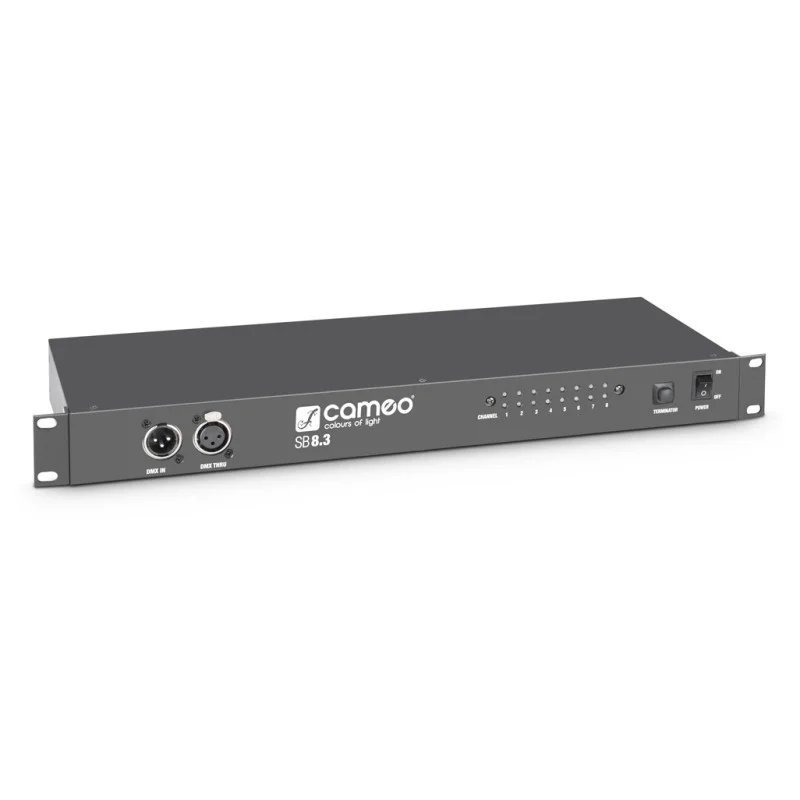 DISTRIBUTEUR / SPLITTER / BOOSTER DMX 3 AVEC UNE ENTREE ET 8 SORTIES CAMEO Seulement Aujourd'hui