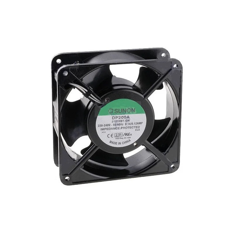 Usine Directe VENTILATEUR 230Vca 0.14A 22W 120X120X38mm 165m3/h 45dB 2850RPM (160220)