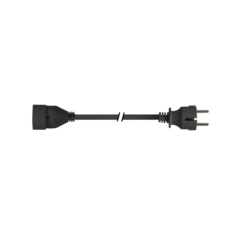 RALLONGE ELECTRIQUE NOIRE 5 METRES 3X1.5mm² Réduction