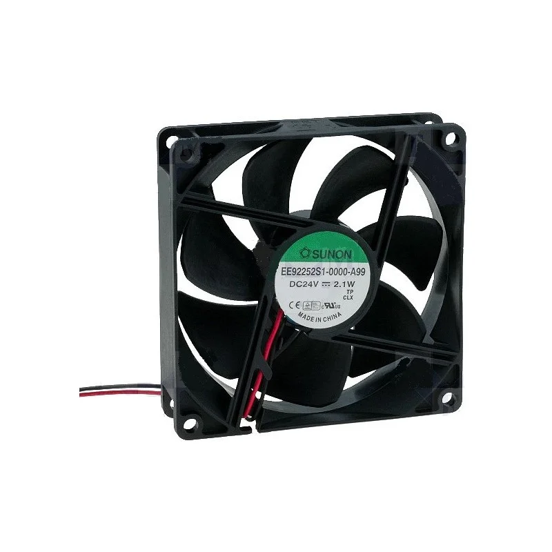Pas Cher VENTILATEUR 24Vcc 0.087A 2.1W 92X92X25mm 87.55m3/h 34dB 3000RPM (120180)