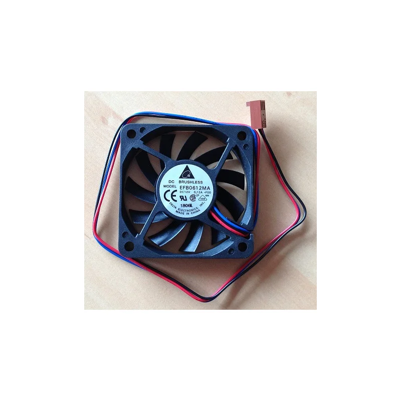 Petit Prix VENTILATEUR 12Vcc 0.12A 3 FILS 60X60X10mm FIN DE SERIE (80120)