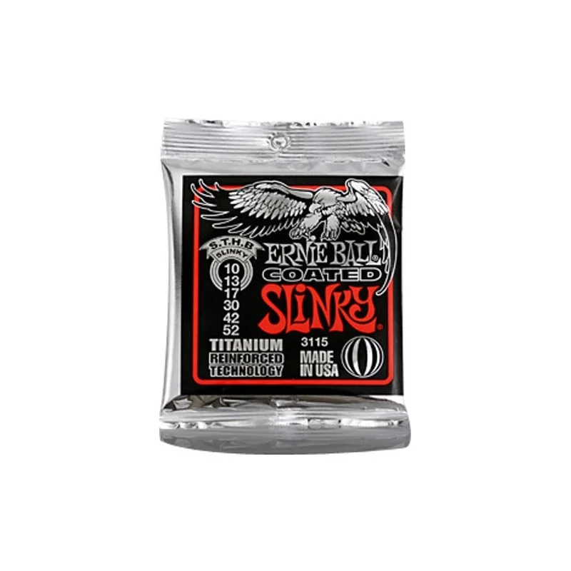 Dernier Modèle JEU COATED SLINKY ERNIE BALL 10-13-17-30-42-52