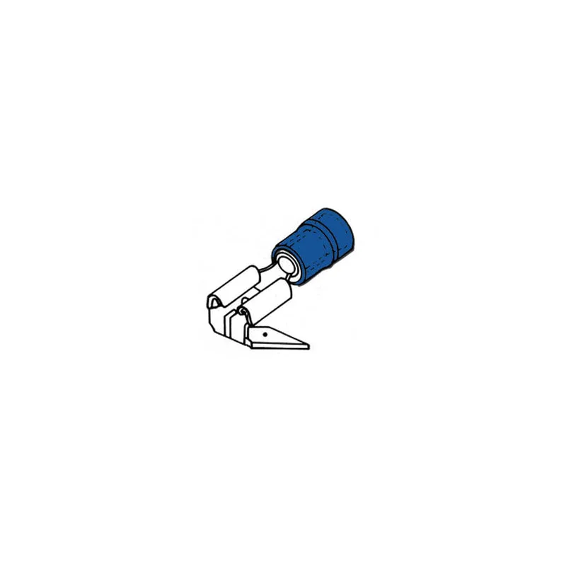 10 COSSES REPIQUAGE 6.4MM BLEU 1.5-2.5mm² (6080) Offre Exclusive