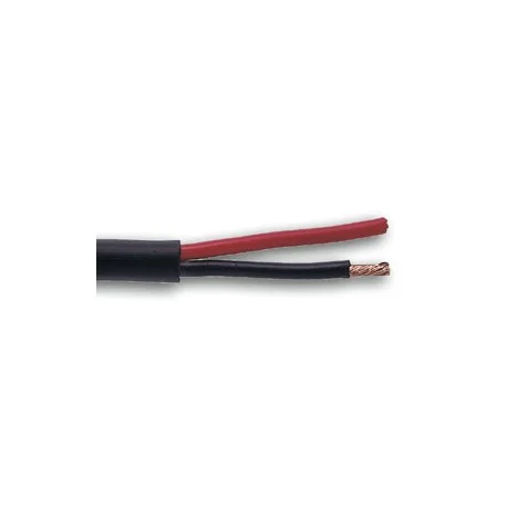 1 METRE CABLE HP ROND NOIR PVC 2 X 4 MM² Prix Promo