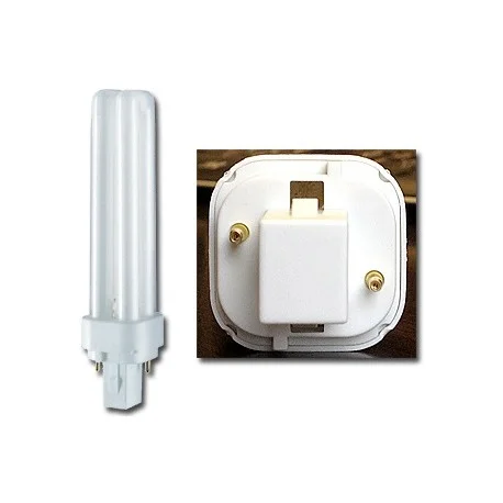 Achat Immédiat AMPOULE G24D3 27X172 26W 4000°K 1800 LUMENS COOL WHITE