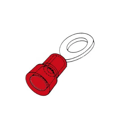 20 COSSES OEILLET 3 MM ROUGE (1.5mm²) FIN DE SERIE Achat Immédiat