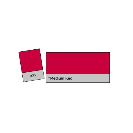 Haute Qualité FEUILLE GELATINE 0.53 X 1.22M MEDIUM RED LEE FILTERS