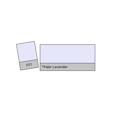 FEUILLE GELATINE 0.53 X 1.22M PALER LAVENDER LEE FILTERS Vente Flash