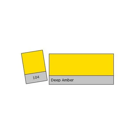FEUILLE GELATINE 0.53 X 1.22M DEEP AMBER LEE FILTERS Remise