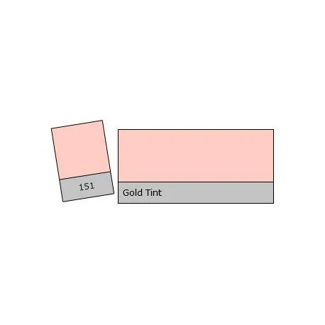 FEUILLE GELATINE 0.53 X 1.22M GOLD TINT LEE FILTERS Remise