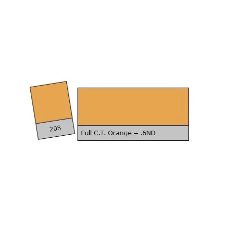 FEUILLE GELATINE 0.53 X 1.22M FULL C.T ORANGE + .6ND Meilleure Vente