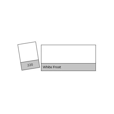 Dernière Chance FEUILLE GELATINE 0.53 X 1.22M WHITE FROST LEE FILTERS