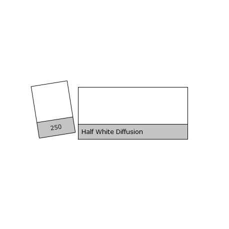 Prix Bas FEUILLE GELATINE 0.53 X 1.22M HALF WHITE DIFFUSION LEE FILTERS
