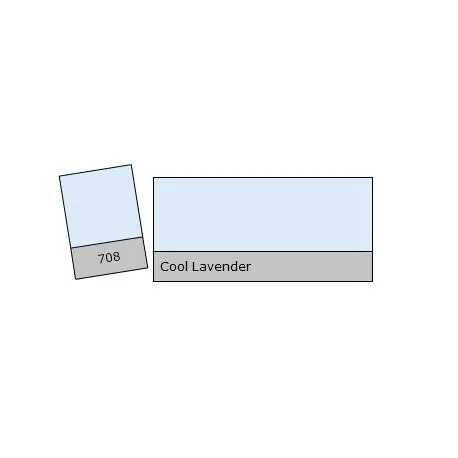 Marque FEUILLE GELATINE 0.53 X 1.22M COOL LAVENDER LEE FILTERS