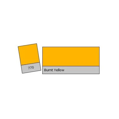 Populaire FEUILLE GELATINE 0.53 X 1.22M BURNT YELLOW LEE FILTERS