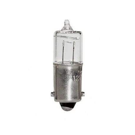 AMPOULE HALOGENE BA9S 12V 1.66A 20W 9.3X33mm (6080) Haute Qualité