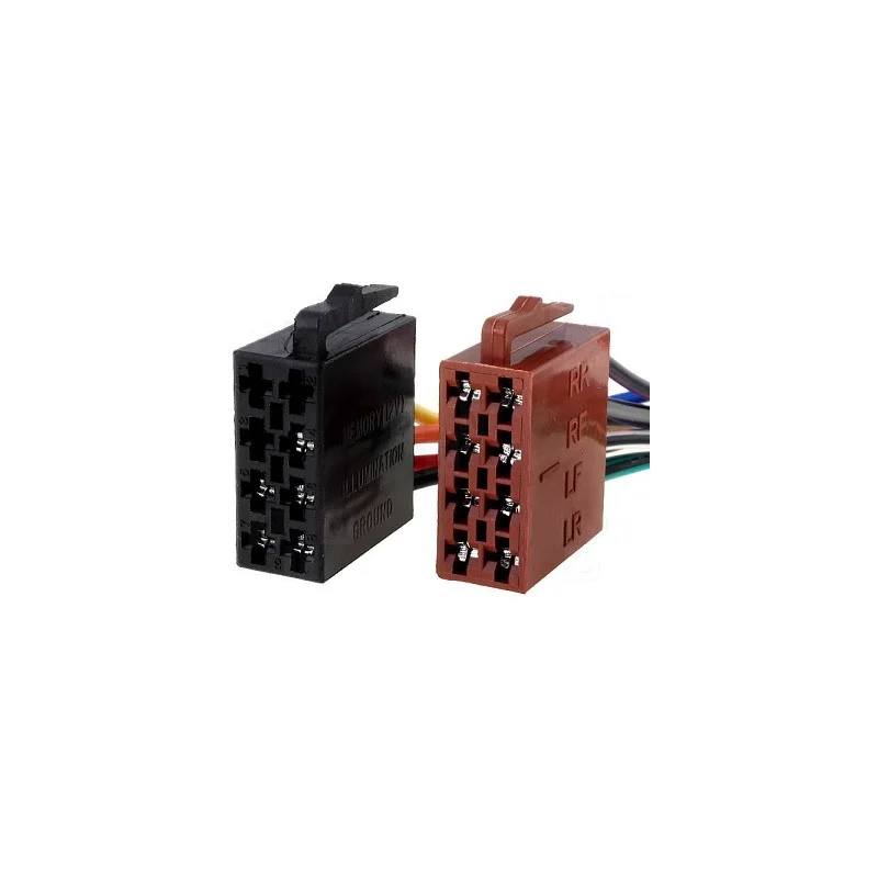 PRISE ISO 13 BROCHES + CORDONS POUR POSTE RADIO (100150) Commander Maintenant