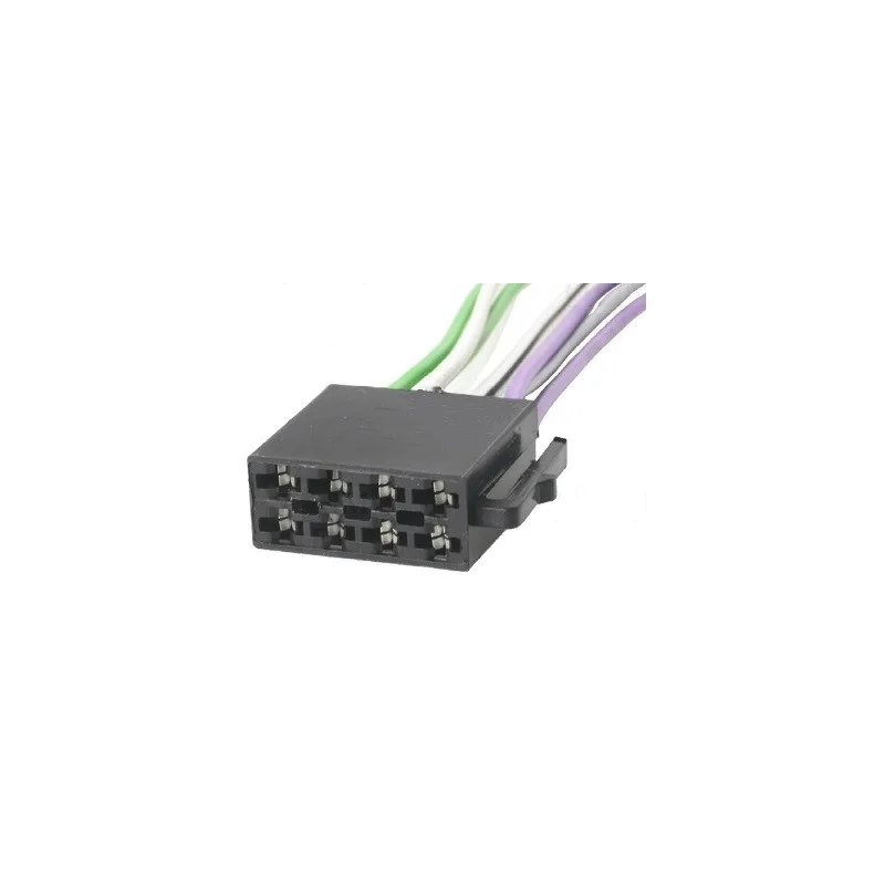 PRISE ISO 8 BROCHES + CORDONS Usine Directe
