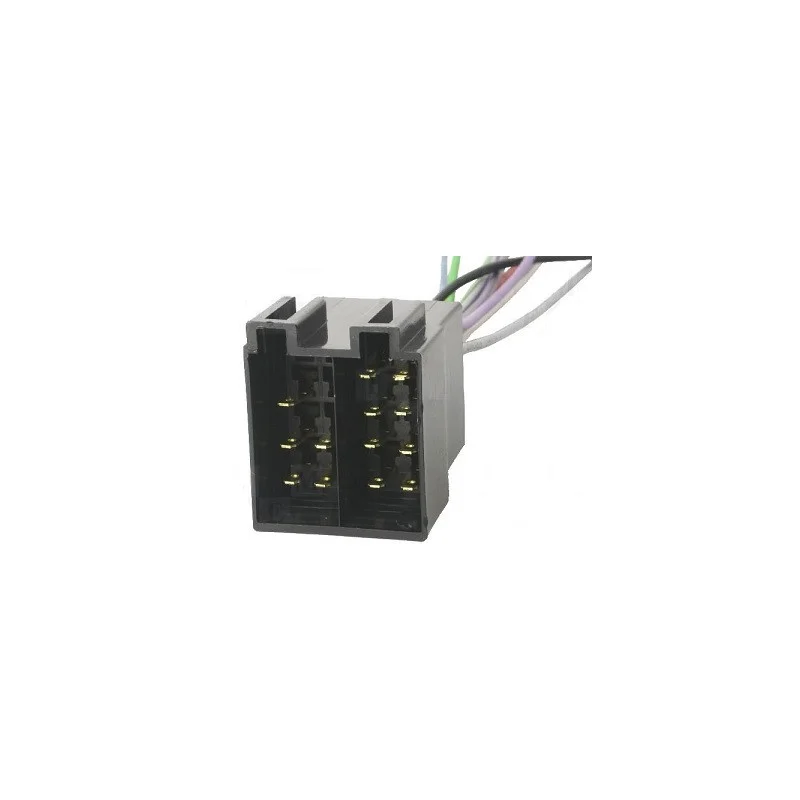 SOCLE ISO 13 BROCHES + CORDONS POUR POSTE RADIO (100150) Nouvel Arrivage