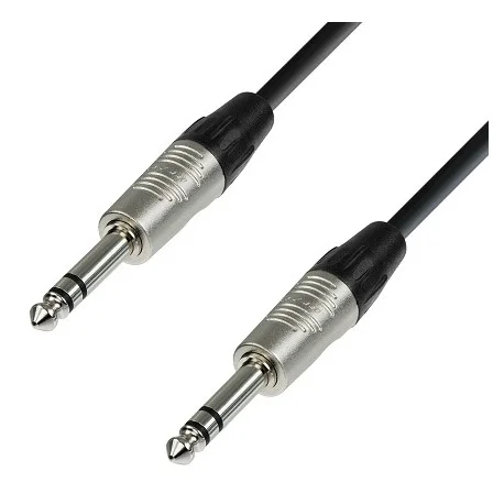 Réduction CORDON JACK 6,35 STEREO REAN MALE / MALE 9 METRES ADAM HALL