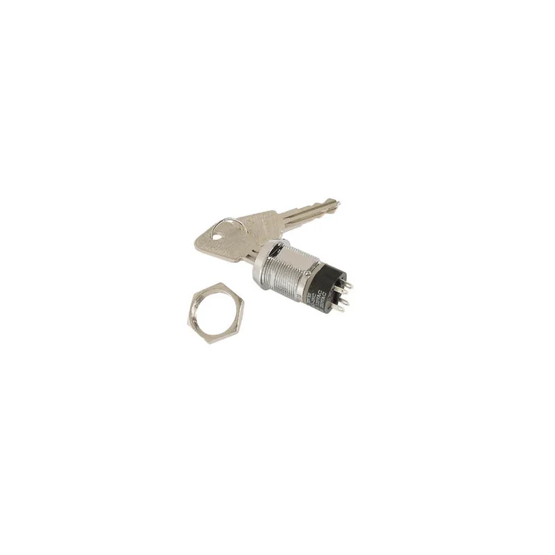INTER DOUBLE A CLEF ON-OFF 2A 250VCA (6080) Pas Cher