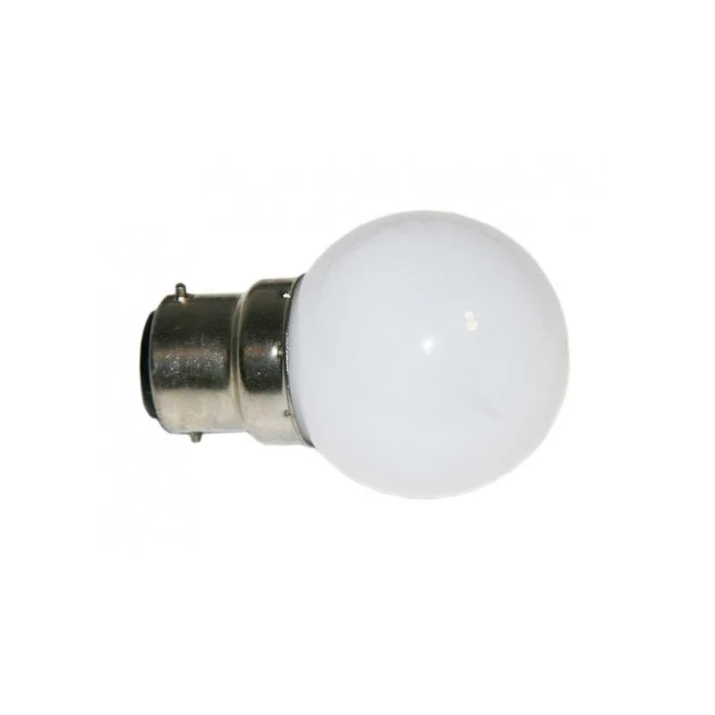 LAMPE LED 230V 1W B22D BLANC 6500°K 45X70 50Lm 320° Super Prix