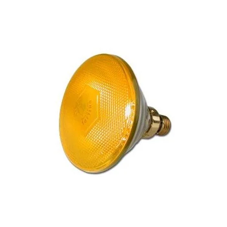 AMPOULE PAR38 E27 240V 80W - JAUNE Satisfait Ou Remboursé