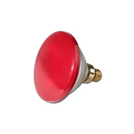Dernier Modèle AMPOULE PAR38 E27 240V 80W - ROUGE