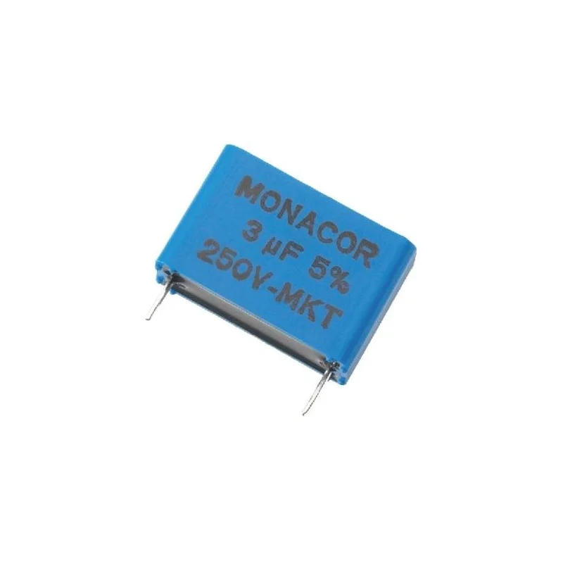 CONDENSATEUR 3,0UF 250V PLASTIQUE (LA PIECE) 6080 Vente Directe