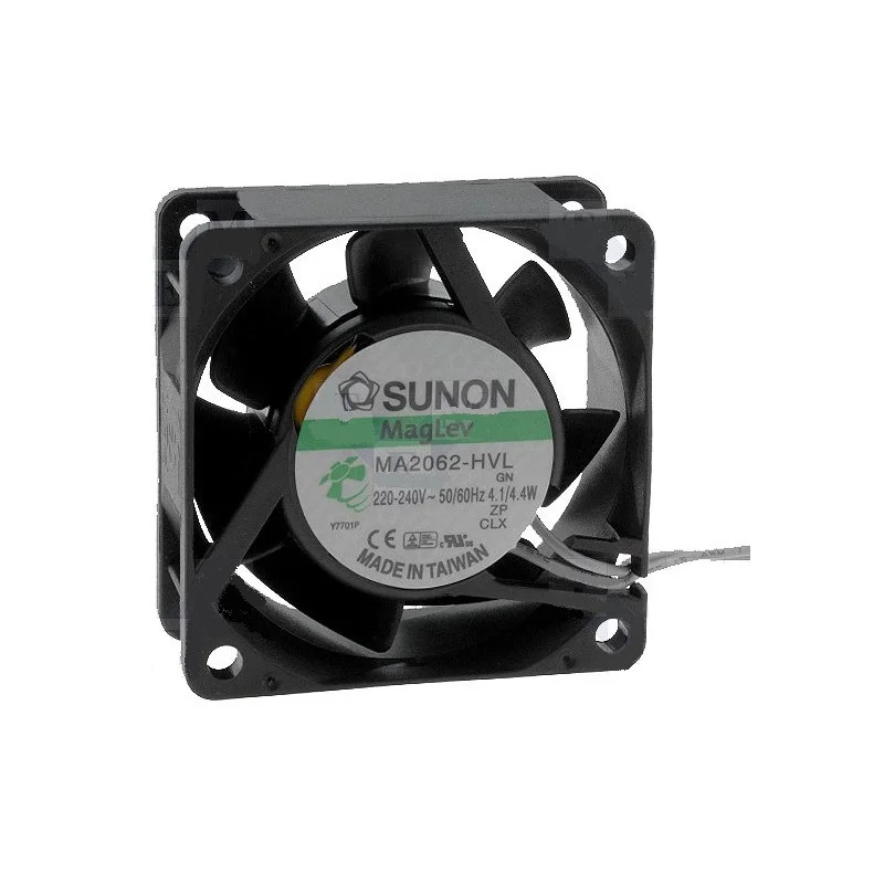 VENTILATEUR 230Vca 0.198A 4.1W 60X60X25mm 29.7m3/h 30dB 4100RPM (100150) Achetez Aujourd'hui