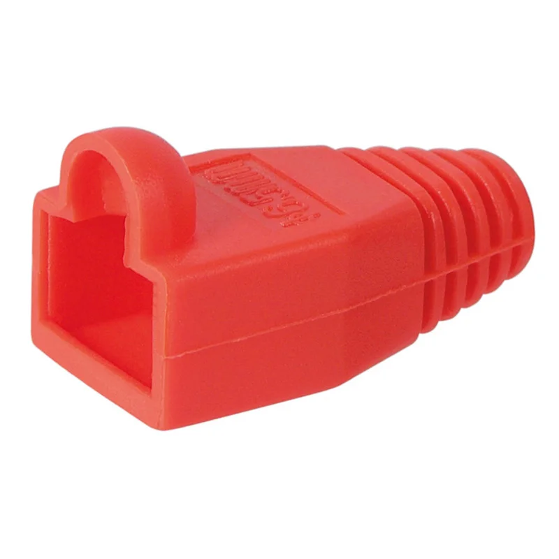 10 MANCHONS RJ45 ROUGE Offre Du Jour
