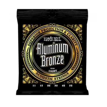 JEU ALUMINUM BRONZE ACOUSTIC ERNIE BALL 011 .015 .022 .030 .042 .052 Bon Plan
