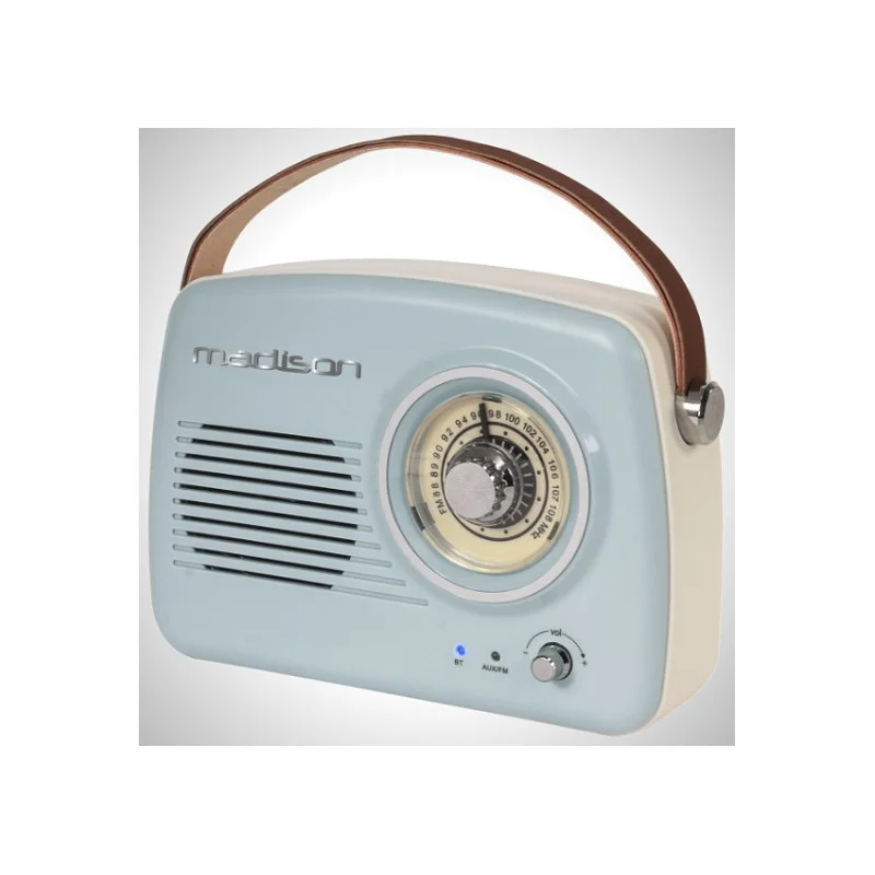 RADIO VINTAGE AUTONOME AVEC BLUETOOTH & FM 30W Achetez Aujourd'hui