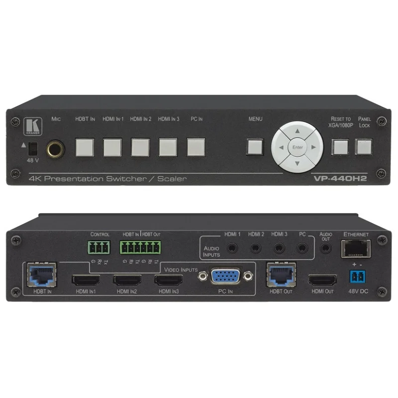 SELECTEUR/SCALEUR 6 IN (4 HDMI, 2 VGA ET AUDIO VERS HDMI & HDBASET) 4K60 Prix Choc