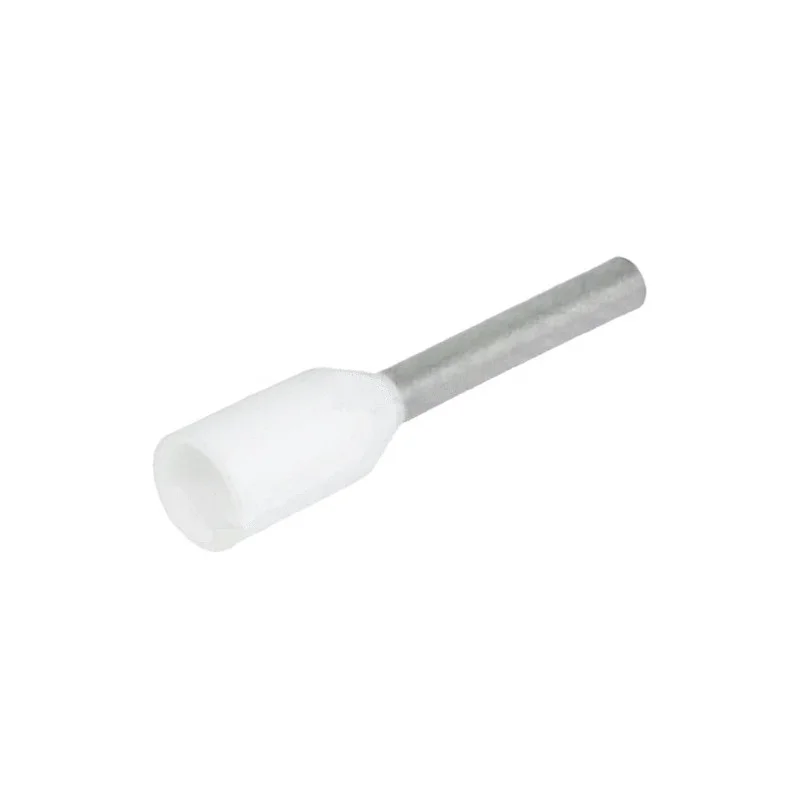 Pas Cher POCHETTE 100 EMBOUTS DE CABLAGE BLANC 0.50mm² X 8mm (70100)