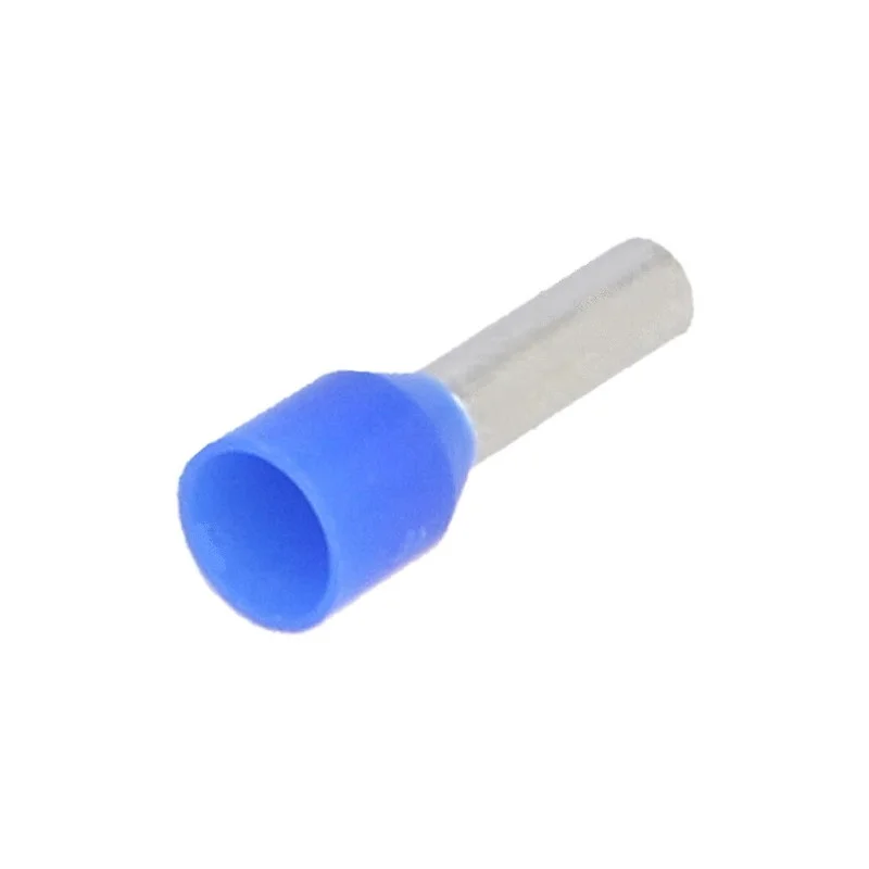 Vente Directe POCHETTE 100 EMBOUTS DE CABLAGE BLEU 2.50mm² X 8mm