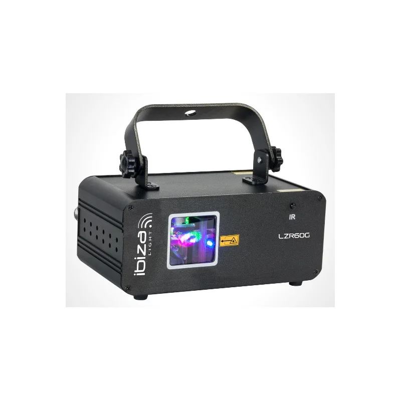 LASER VERT 60mW MODE MUSIQUE, AUTO, DMX, TELECOMMANDE IBIZA Quantité Limitée
