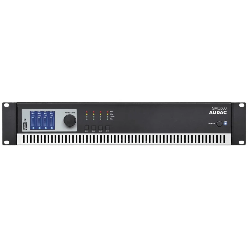 Commander Maintenant AMPLI 4 CANAUX DSP WAVEDYNAMICS 4X500W 4 OHMS AUDAC