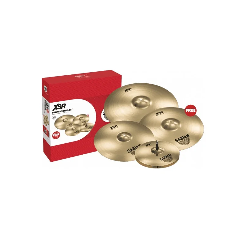 PACK CYMBALES XSR 14"-16"-20" + 18" OFFERTE Commander Vite
