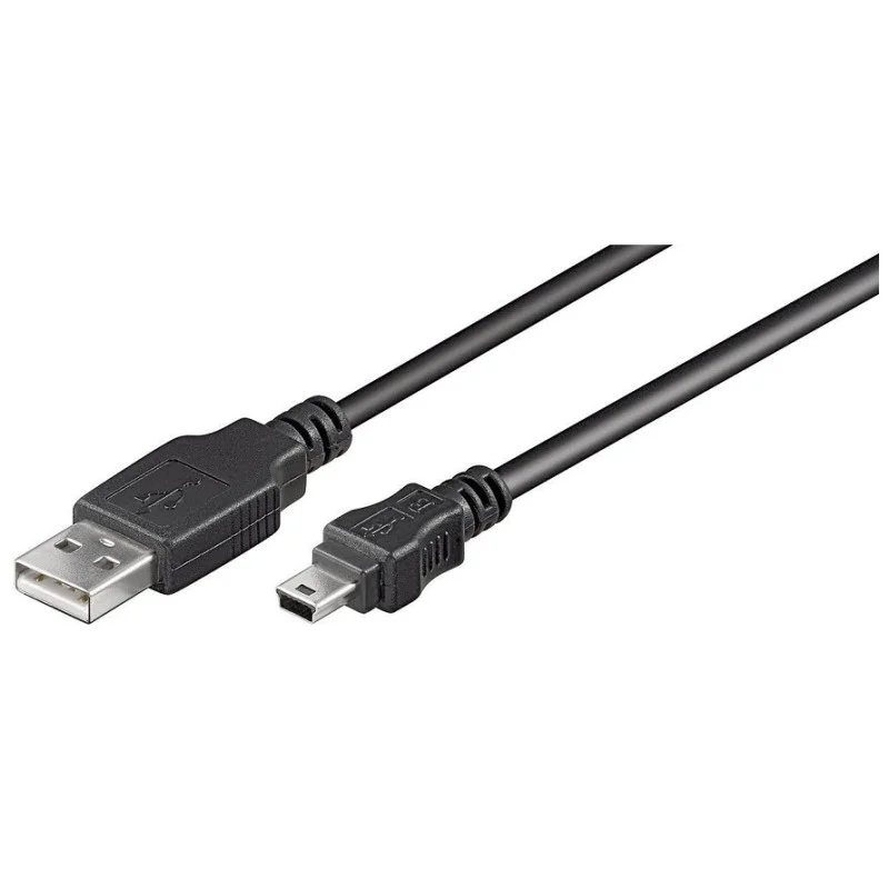 Prix Bas CORDON USB A MALE - MINI USB B 5 PINS 2.0 MALE 3 METRES GOOBAY